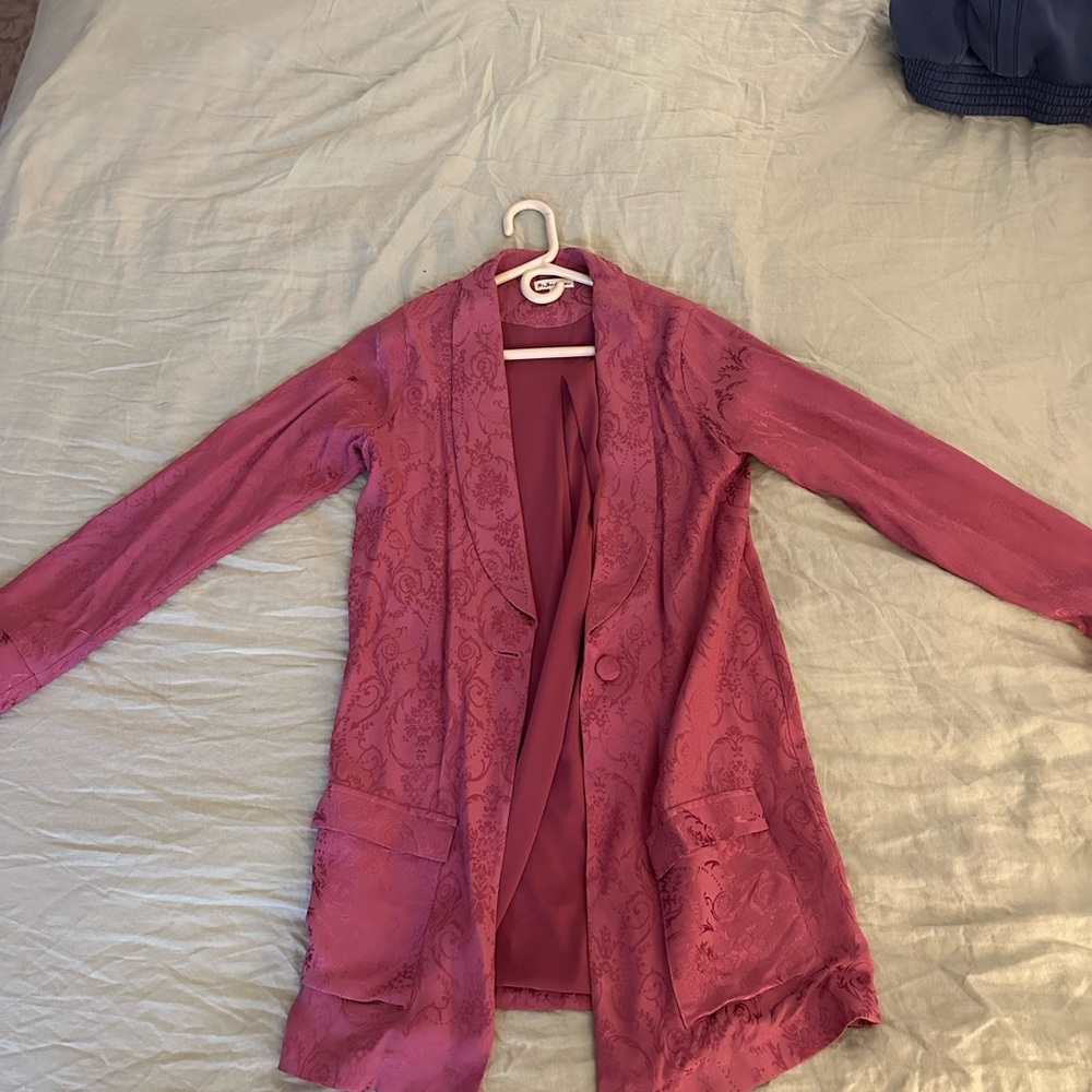 For Love and Lemons Pink Cigarette Jacket